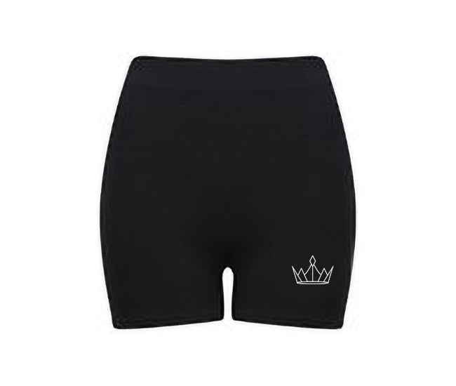 White Crown Seamless Shorts