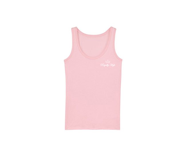 White Logo Ladies Fitted Vest