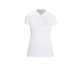 casual white polo for ladies